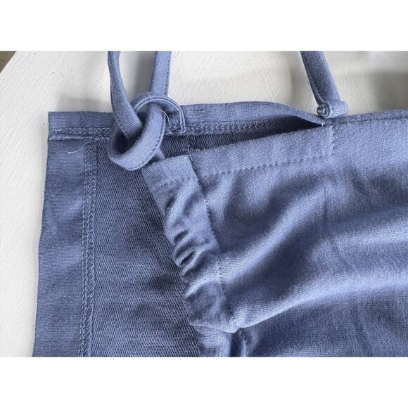 Cato Women's Plus Size Drawstring Bottom Top - Blue, 14/16W - Picture 3 of 3